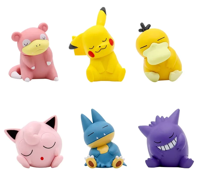 Pokémon figurky Pikachu Gengar Psyduck set | sběratelská sada