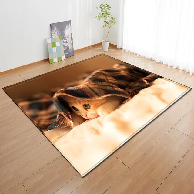 Koberec pro psa 3D s roztomilým zvířátkem - 20, 40 x 120 cm 16 x 47 palců