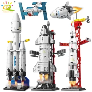 Vesmírná stavebnice rakety pro děti | styl lego