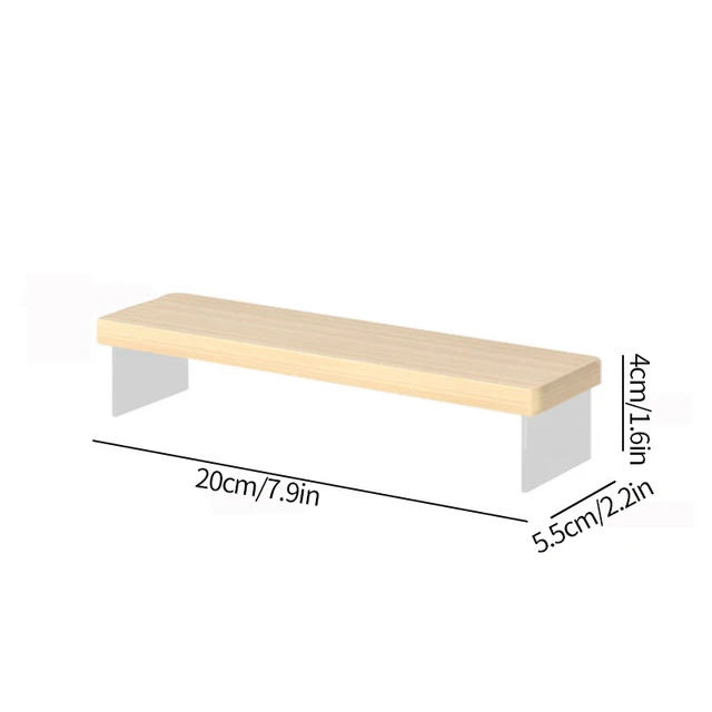 Dřevěný stojan na šperky a dekorace | organizér - 1 patro 20 cm