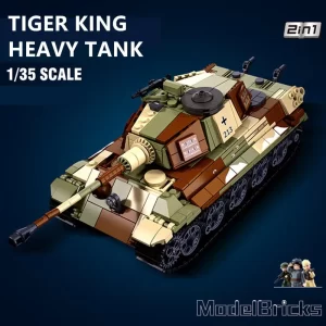 Tiger King tank stavebnice 930 dílků vzdělávací | styl lego