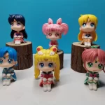 Sailor Moon akční figurky sada 7-8 cm