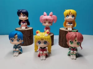 Sailor Moon akční figurky sada 7-8 cm