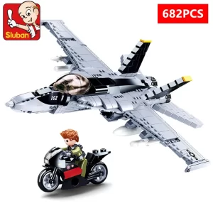 Vojenské stavebnice letoun F/A-18E Super Hornet | styl lego