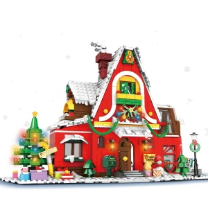 Vánoční domek kreativní stavebnice | lego styl