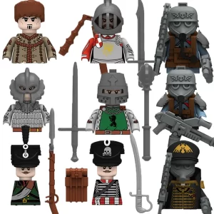 Stavebnice středověkého hradu s vojenskými figurkami | LEGO sada
