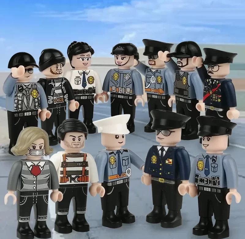 Policejní stavebnice SWAT pro děti | postavičky styl lego