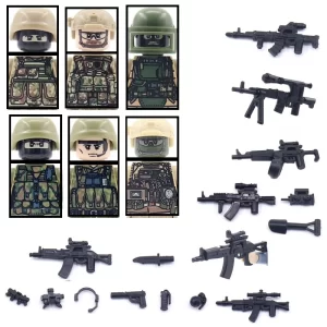 Stavebnice speciálních sil pro moderní válku | figurky lego s příslušenstvím