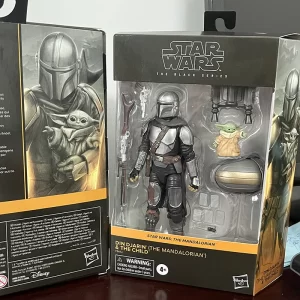 Star wars akční figurky Mandalorian a Baby Yoda