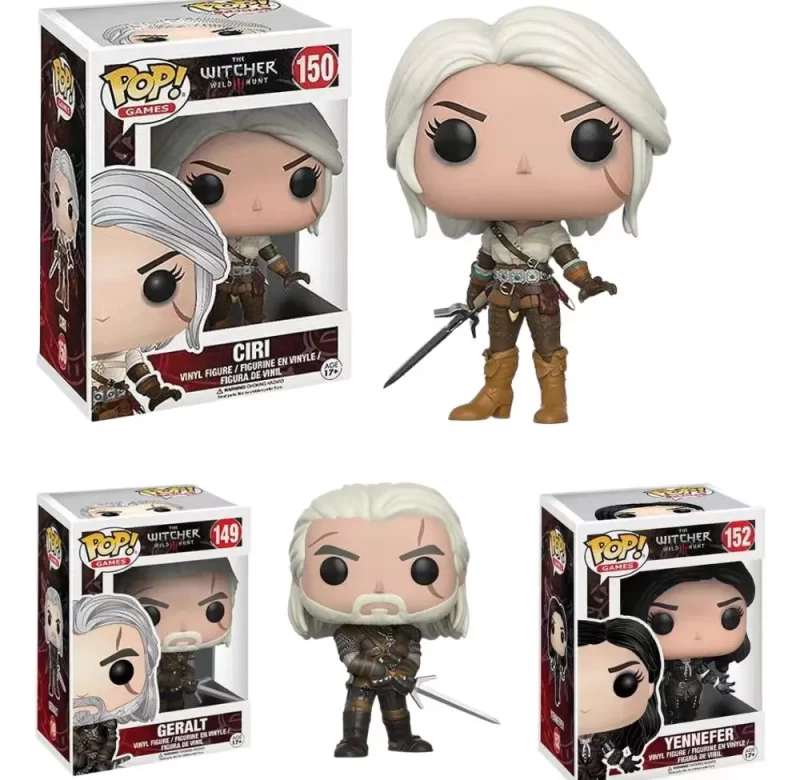 Figurky Zaklínač – Ciri, Geralt a Triss