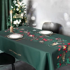 Vánoční voděodolný ubrus na stůl