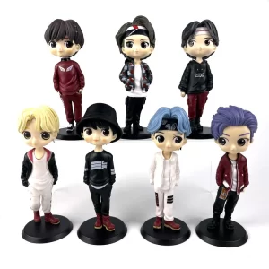 Kpop figurky BT21 akční set 15cm | akční figurky