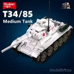 Sovětský tank T34-85 stavebnice pro chlapce | styl lego 518 dílků