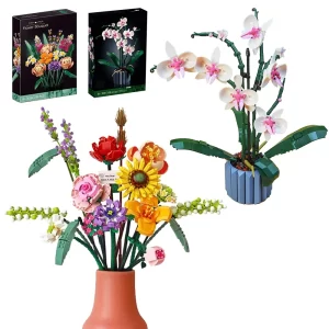 Romantická orchidej stavebnice pro dívky a ženy