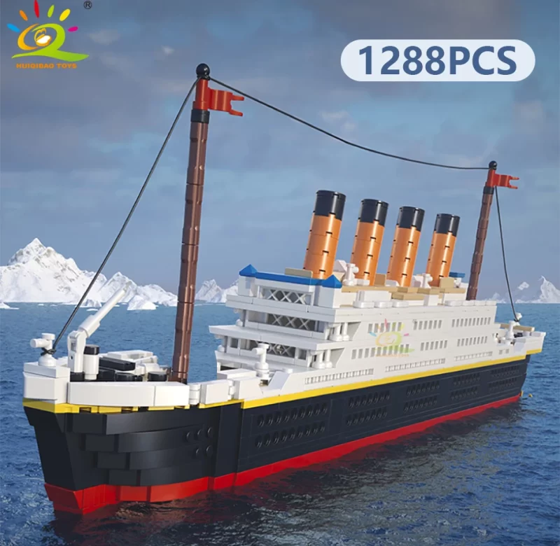 Titanic stavebnice model lodi pro děti |1288 dílků | styl lego