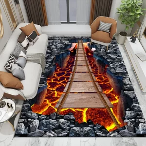 Luxusní 3D koberec s optickou iluzí