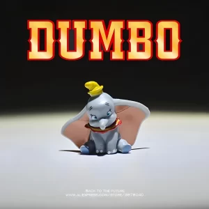 Dumbo figurka mini slon dekorace
