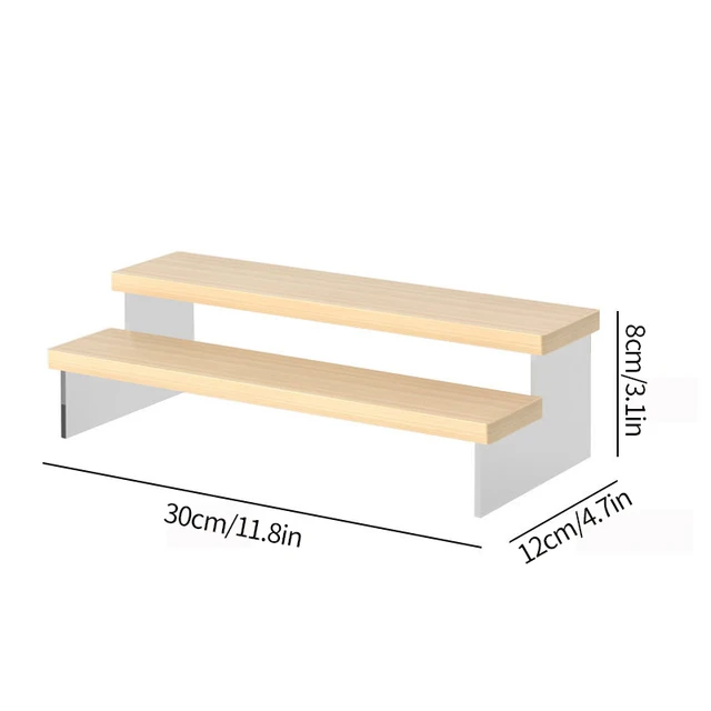 Dřevěný stojan na šperky a dekorace | organizér - 2 patra 30 cm