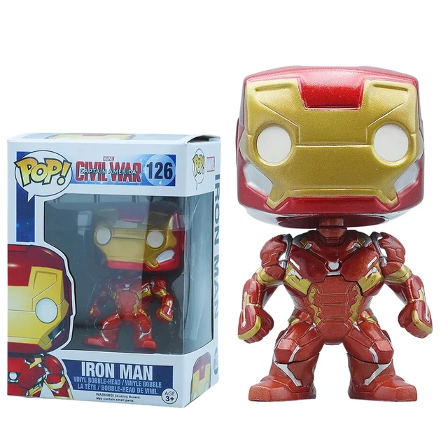 Iron Man Funko Pop figurka - skvělý dárek pro děti - 126 S krabicí