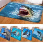 Protiskluzový koberec do ložnice a koupelny | styl žralok