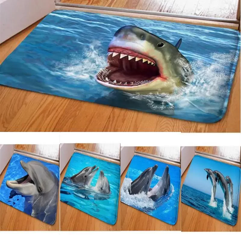 Protiskluzový koberec do ložnice a koupelny | styl žralok