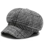 Elegantní dámský retro baret s kšiltem | Čepice pro ženy