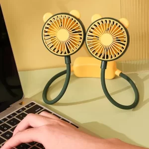 mini přenosný ventilátor na krk | mini větrák, usb větrák