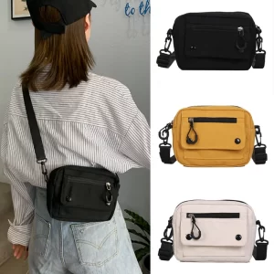 Dámská plátěná kabelka přes rameno | malá crossbody taška